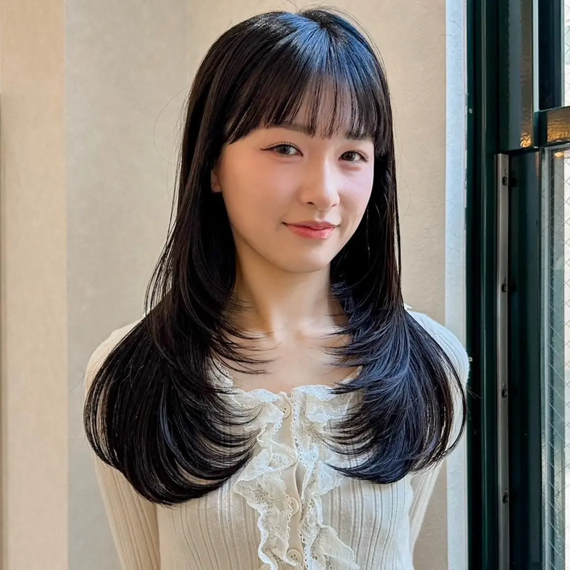 ロング 韓国風ヘア レイヤーカット BALANCE. 弥央のヘアスタイル