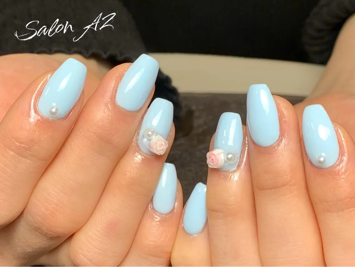 ネイル アートネイル フットネイル フレンチネイル マグネットネイル 持ち込み ハンドネイル salon AZのネイルデザイン