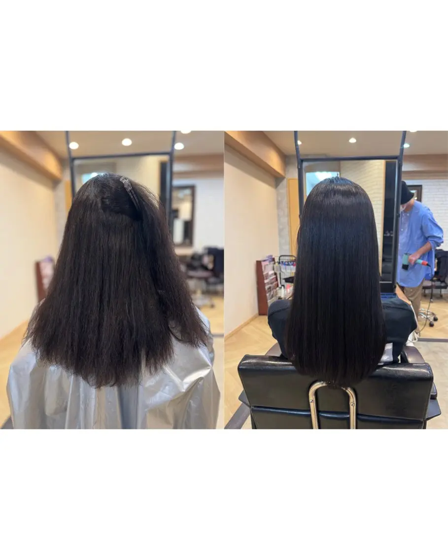 ロング 縮毛矯正 《髪質改善矯正特化》 sakiのヘアスタイル