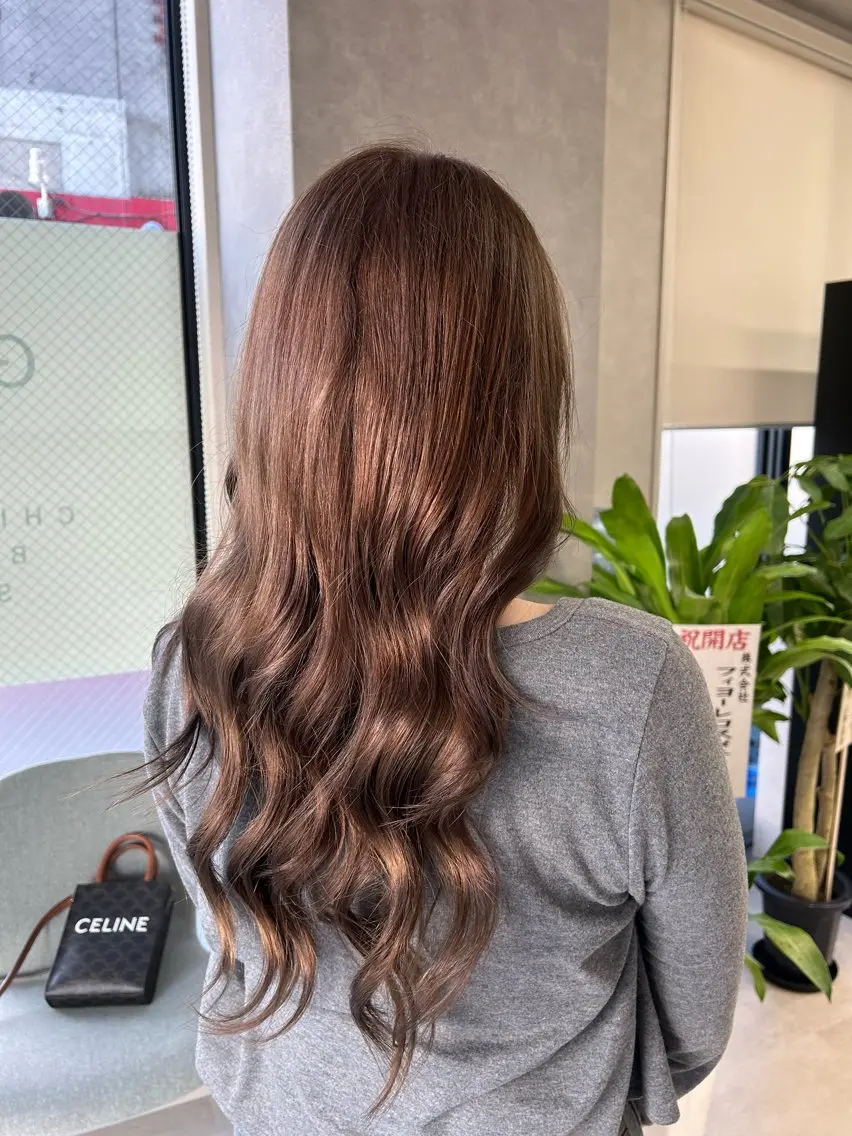 カラー ベージュカラー ヘアカラー 筑紫野美容師 すずのヘアスタイル