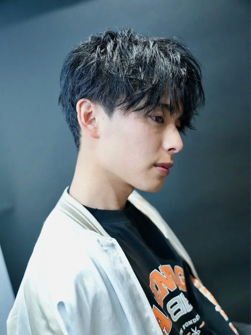 パーマ メンズ 野枝 憧太のヘアスタイル