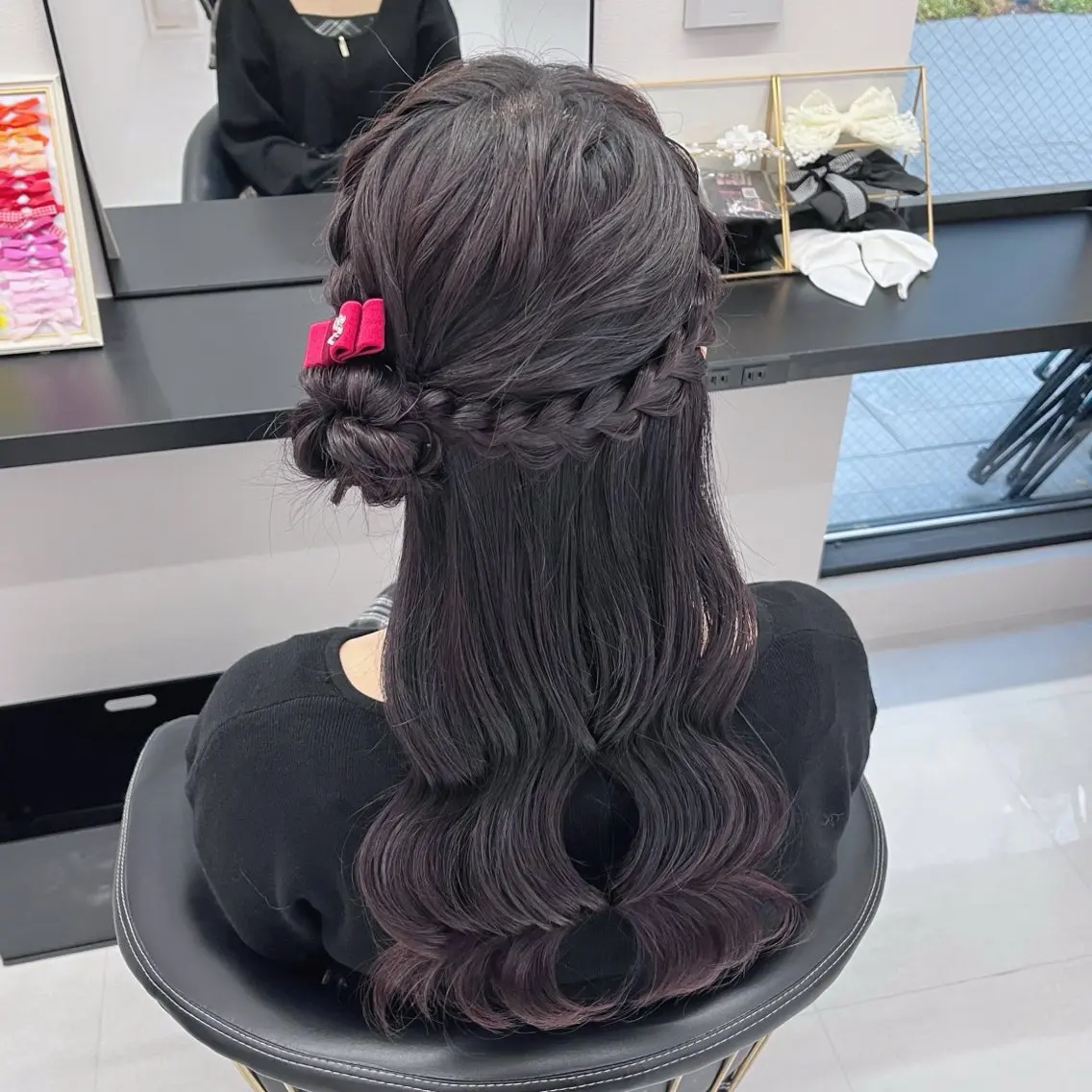 セミロング ヘアアレンジ ヘアセット MILD by 17 秋葉原 ♡みづき♡のヘアスタイル