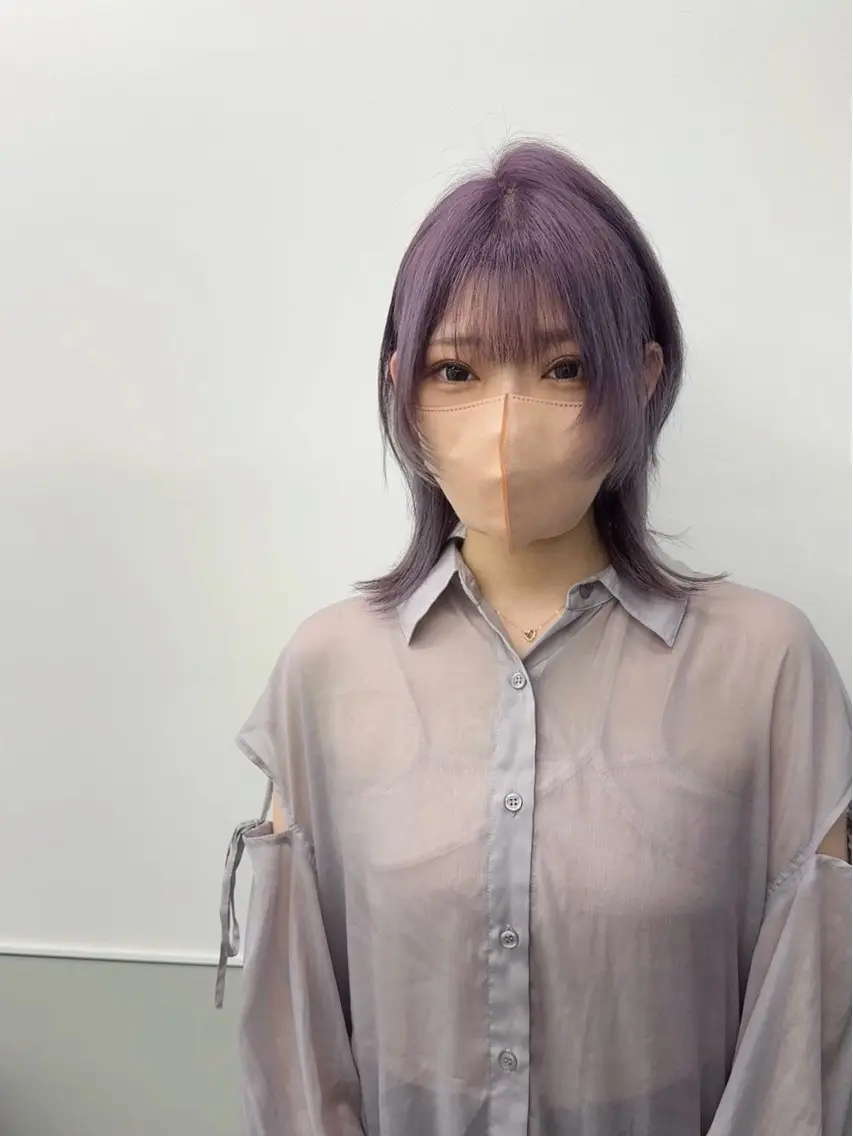 ミディアム カラー 韓国風ヘア レイヤーカット トリートメント ワンホンヘア カット ヘアカラー トリートメント 韓国ヘア🇰🇷 スズキのヘアスタイル
