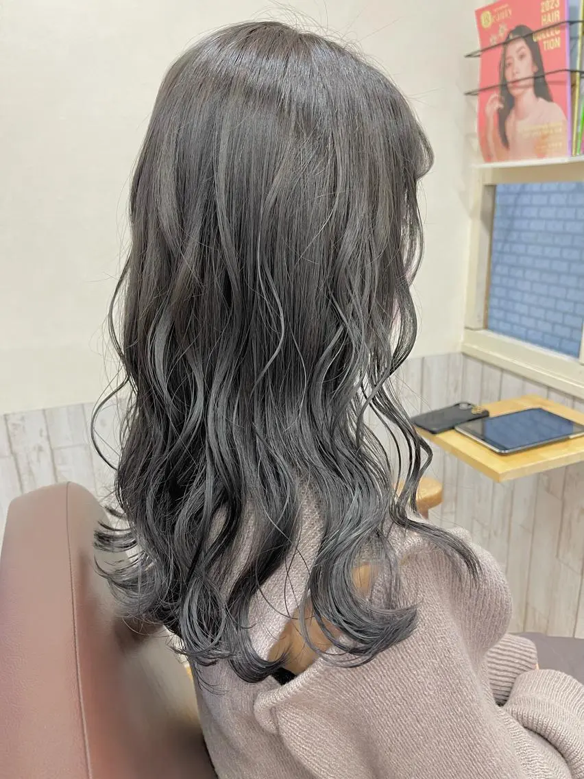 【💄最安カラークーポン💄】 ダメージレスカラー+クイックTr+コテ巻きの写真