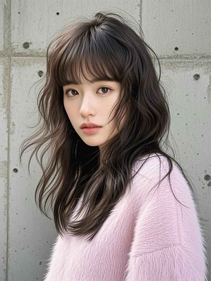セミロング ショートボブ セミロングパーマ アッシュ ボブ くびれヘア カット ヘアカラー トリートメント ウルフカット 811 大阪梅田 ウルフのヘアスタイル