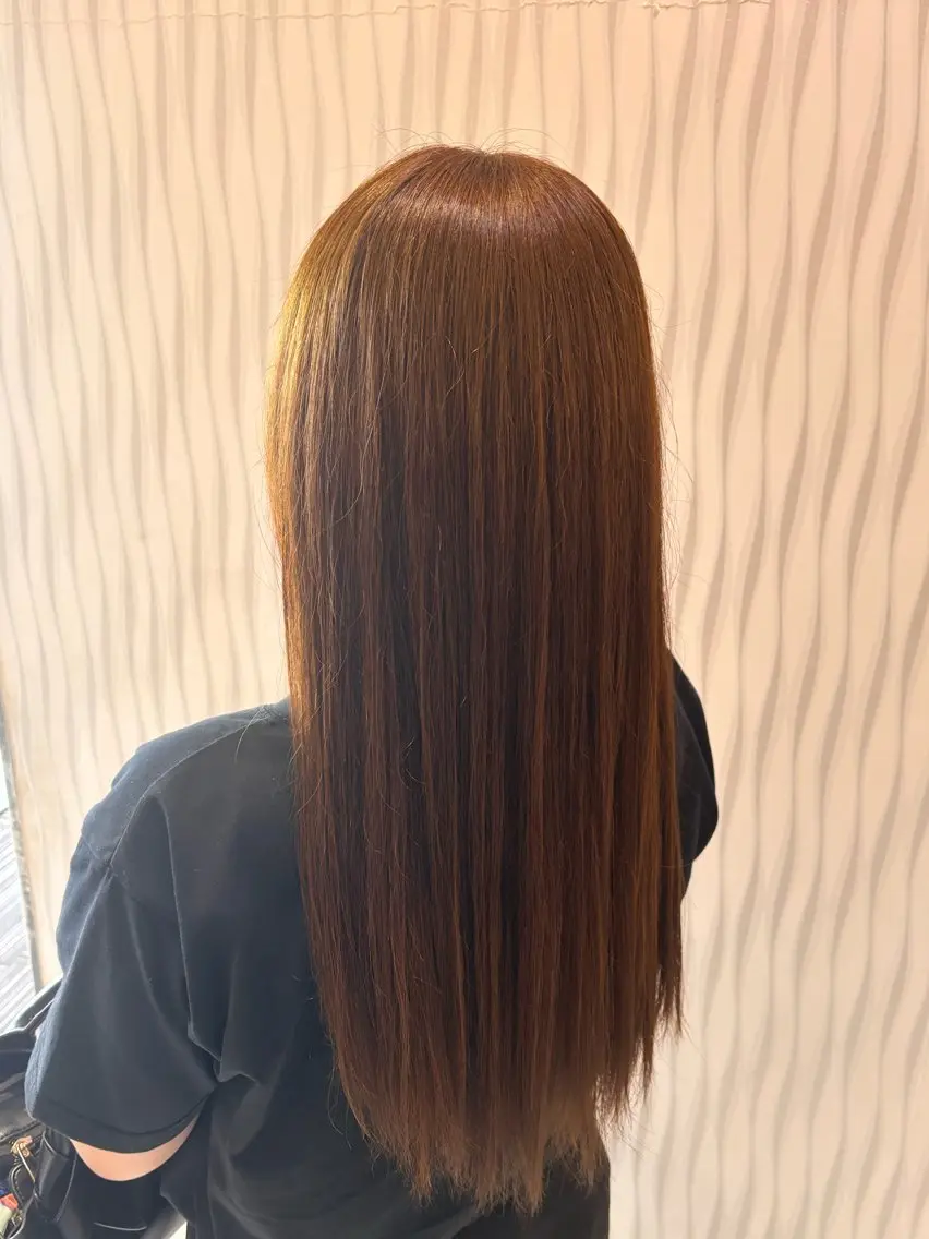 ロング カラー ヘアカラー トリートメント 高橋 佳那のヘアスタイル