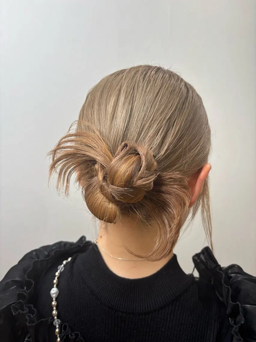 ミディアム ボブ 森元 りこのヘアスタイル