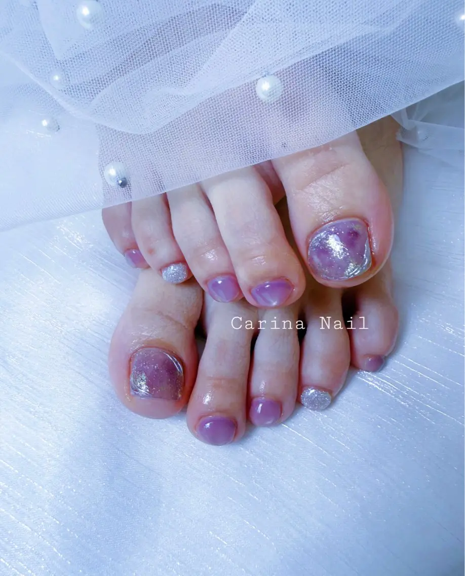ネイル アートネイル ラメ(グリッター) Carina Nailのネイルデザイン