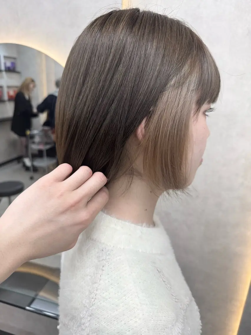 ショート カット ヘアカラー 垢抜け🪄透明感✨ ブリーチ特化のヘアスタイル