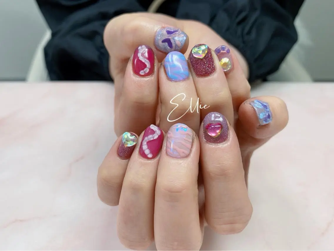 ネイル ハンドネイル ハンドケア 閨匠ビューティサロン 新橋店♡Ellieのネイルデザイン
