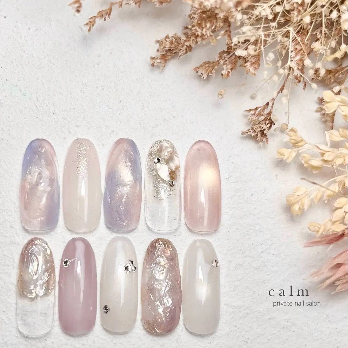 ネイル ハンドネイル calm 〔ｶｰﾑ〕のネイルデザイン