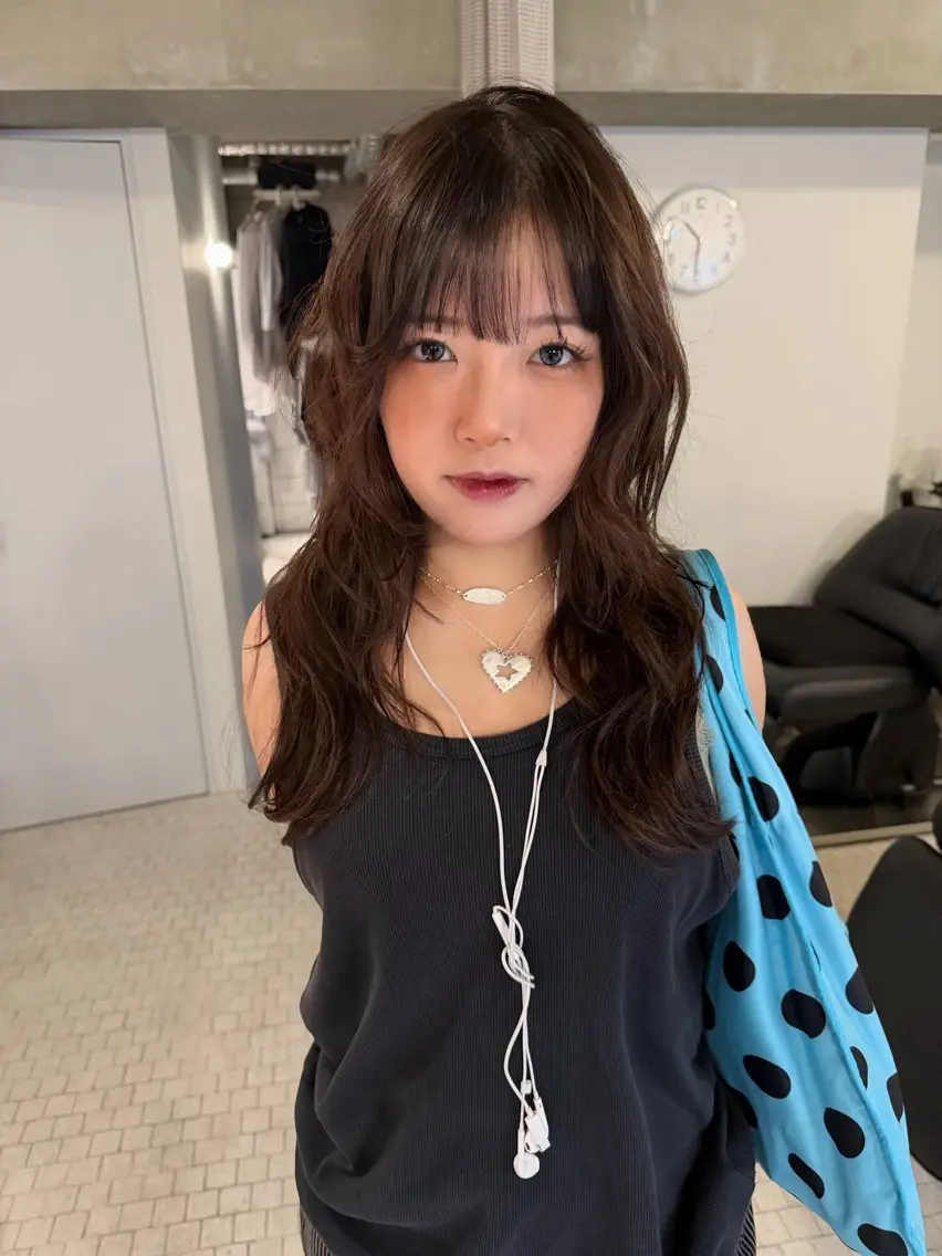ロング 中野 こころのヘアスタイル