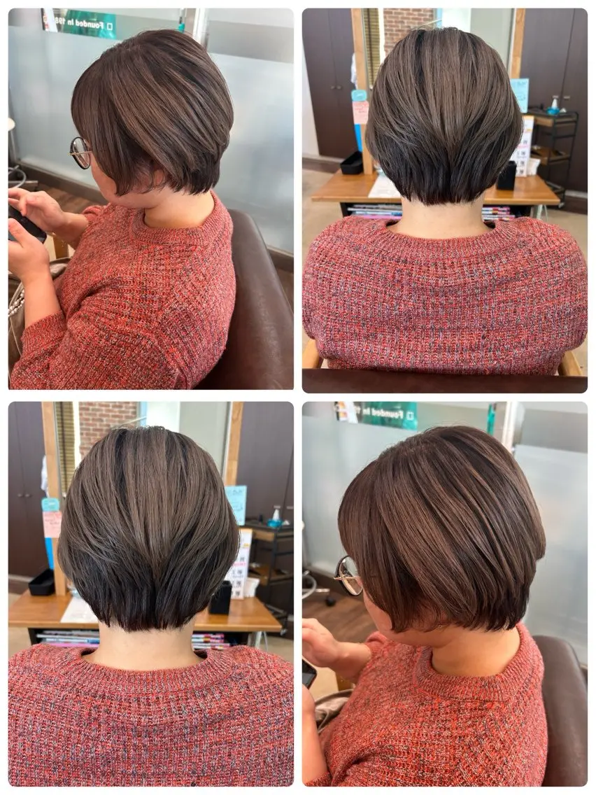 ショート カラー TELA HAIR 大輪のヘアスタイル