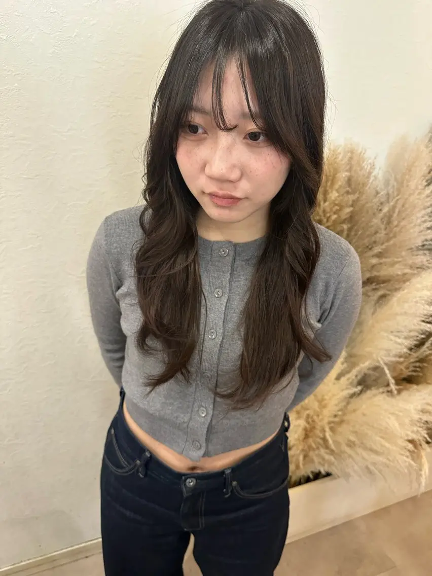 カラー ブラウンカラー ダークブラウン 縮毛矯正/艶カラー 京都四条烏丸/ことみのヘアスタイル