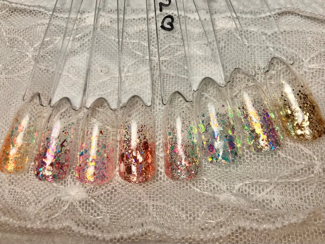 ラメホログラデーションオフ無しの写真