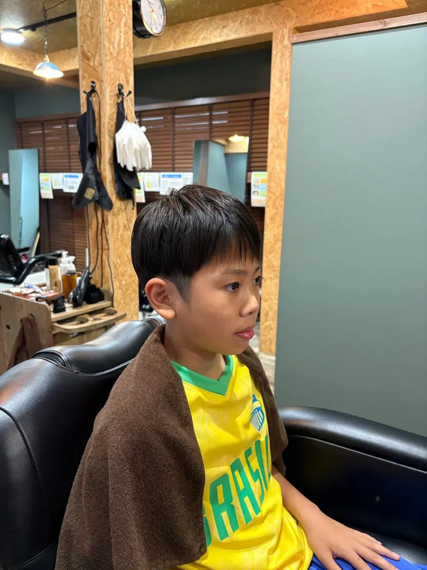 ショート メンズ キッズ 木名瀬 海星のヘアスタイル