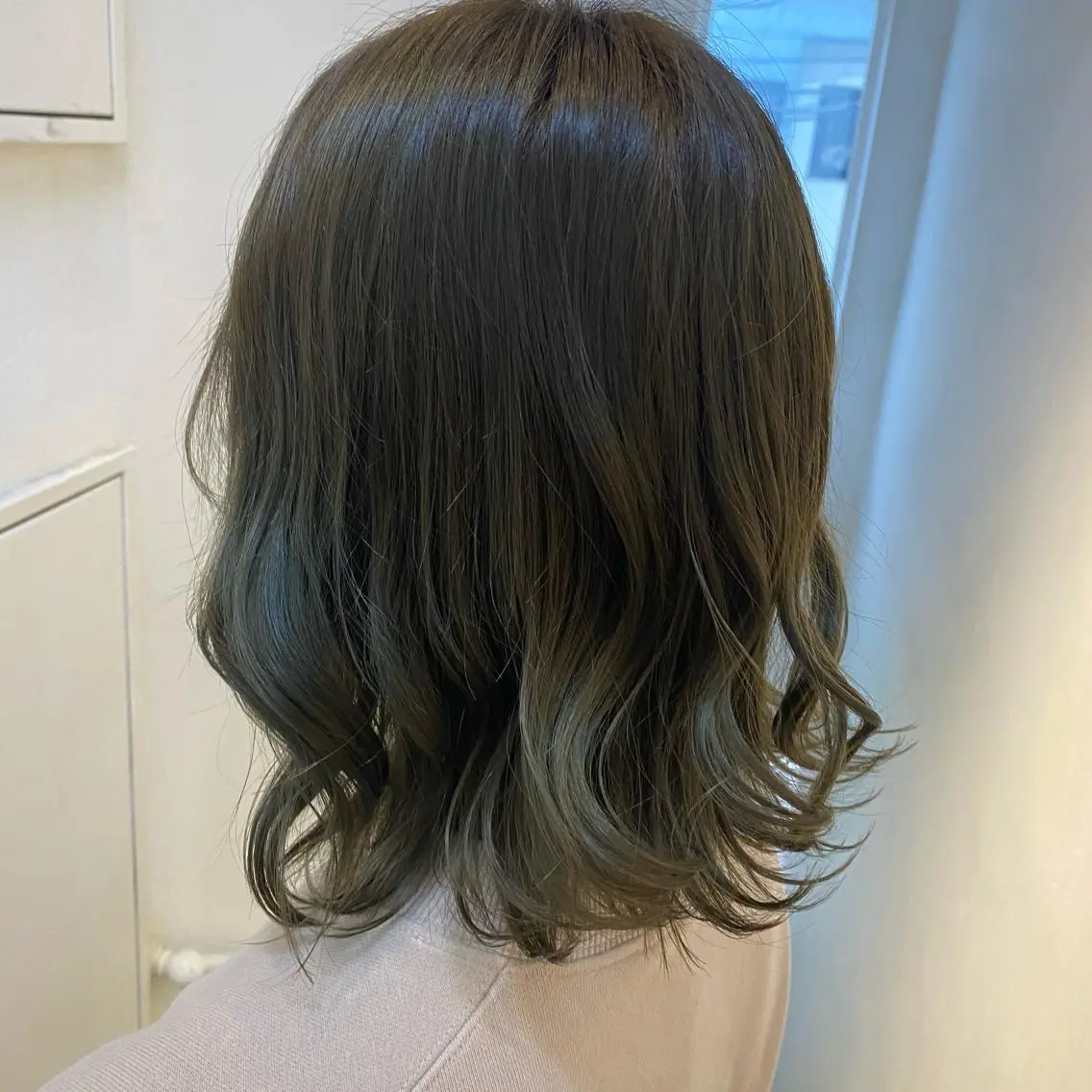 🌷シングルフルカラー+巻仕上げ✨メンズも🆗の写真