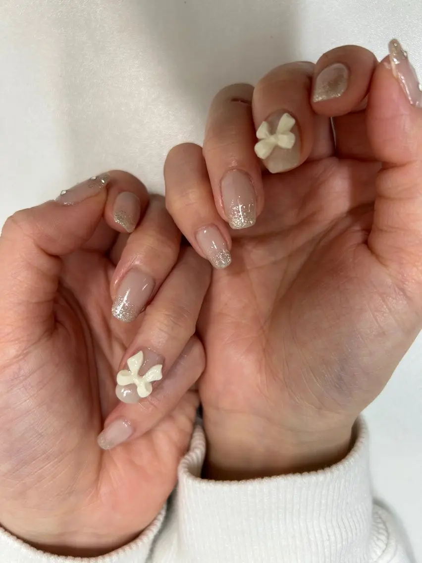 ネイル リボン Forme MINAMIのネイルデザイン