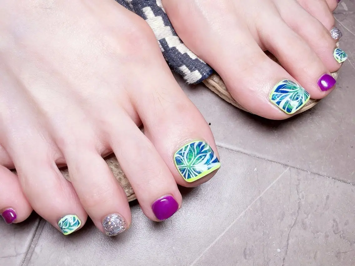 ネイル フットネイル nail salon ily 武蔵新城のネイルデザイン
