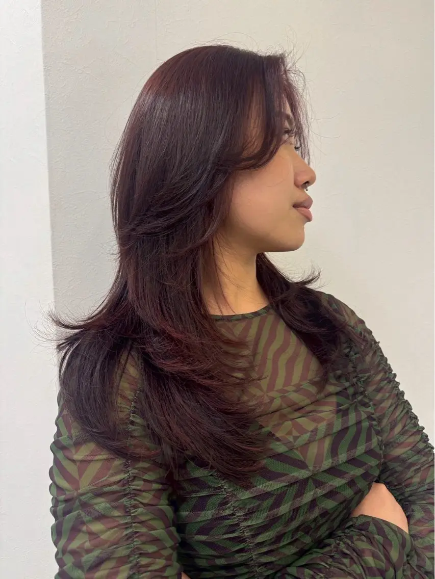 カラー ヘアカラー 🩷透明感&艶 カラーRINKA🩷のヘアスタイル
