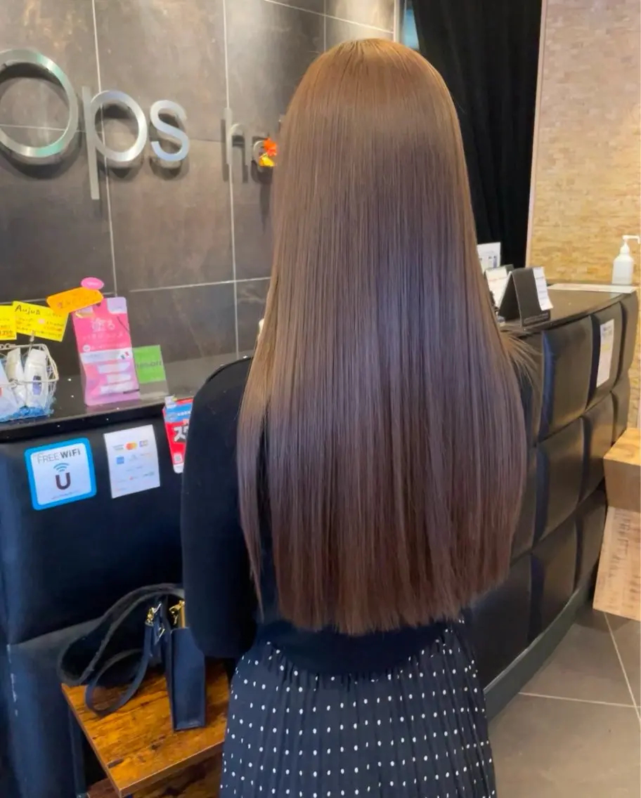 ロング カラー トリートメント 吉田 拓人のヘアスタイル