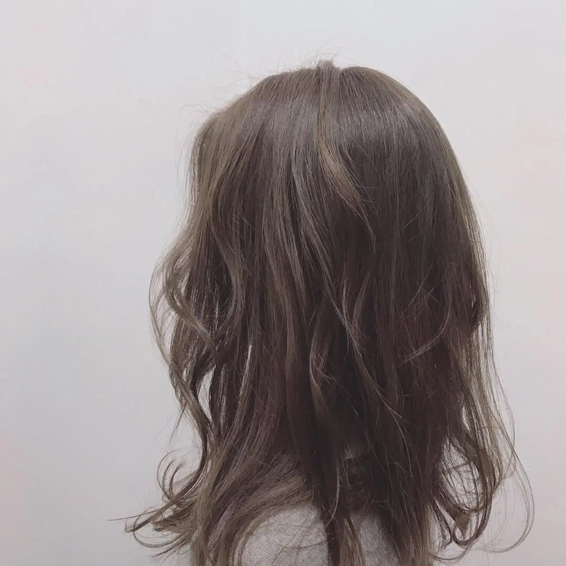 ロング カラー グレージュ ハイライトカラー ハイライト 縮毛/ショート/ ボブ/レイヤー/小原のヘアスタイル