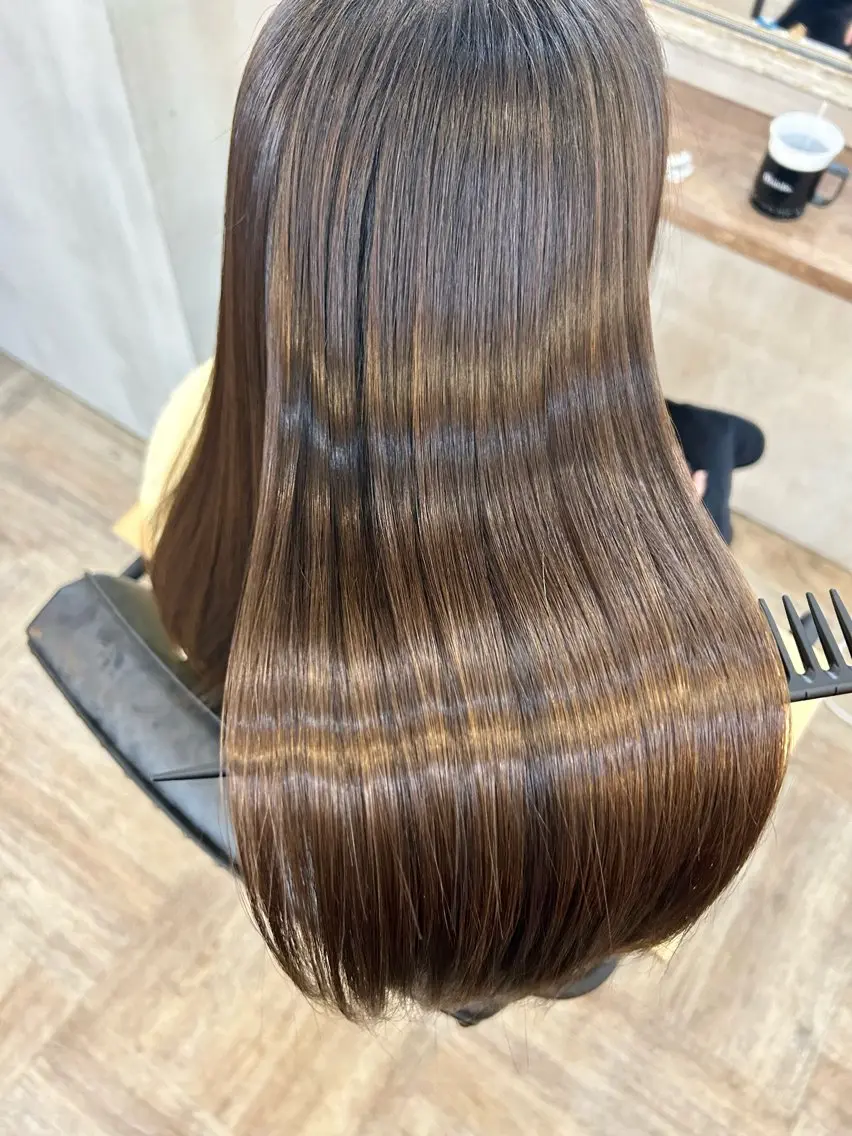 ロング 髪質改善 縮毛矯正 縮毛矯正 トリートメント 【髪質改善】 KOUKIのヘアスタイル