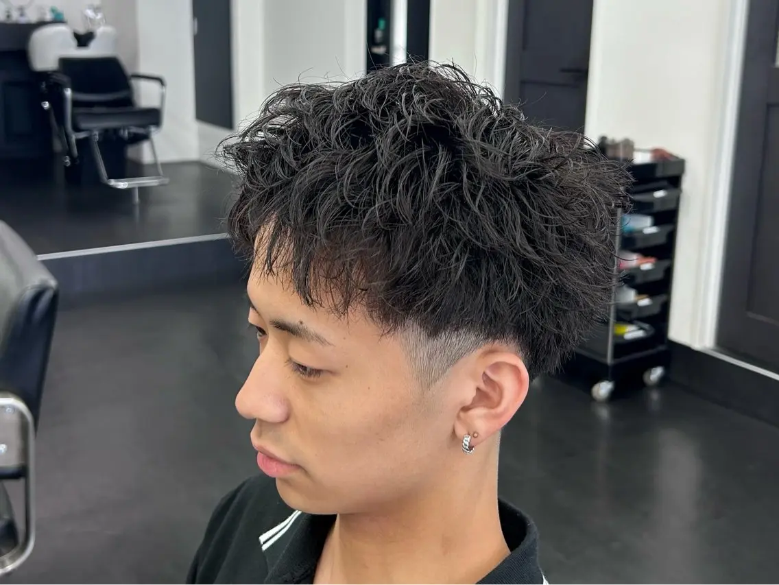パーマ メンズ カット パーマ 🔥メンズパーマ特化 🔥¥7700/のヘアスタイル