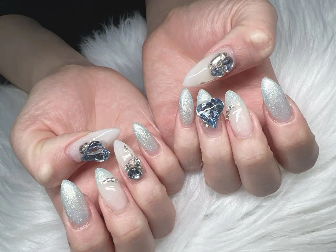 ネイル ハンドネイル Lee Nails チップ長さだし専門店のネイルデザイン