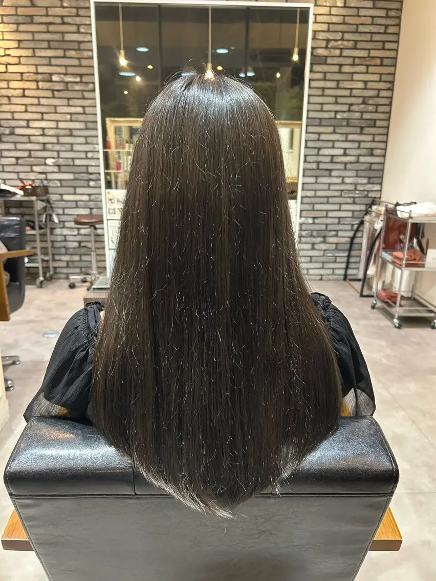 カラー グレージュ オリーブグレージュ オリーブグレー hirano harukaのヘアスタイル