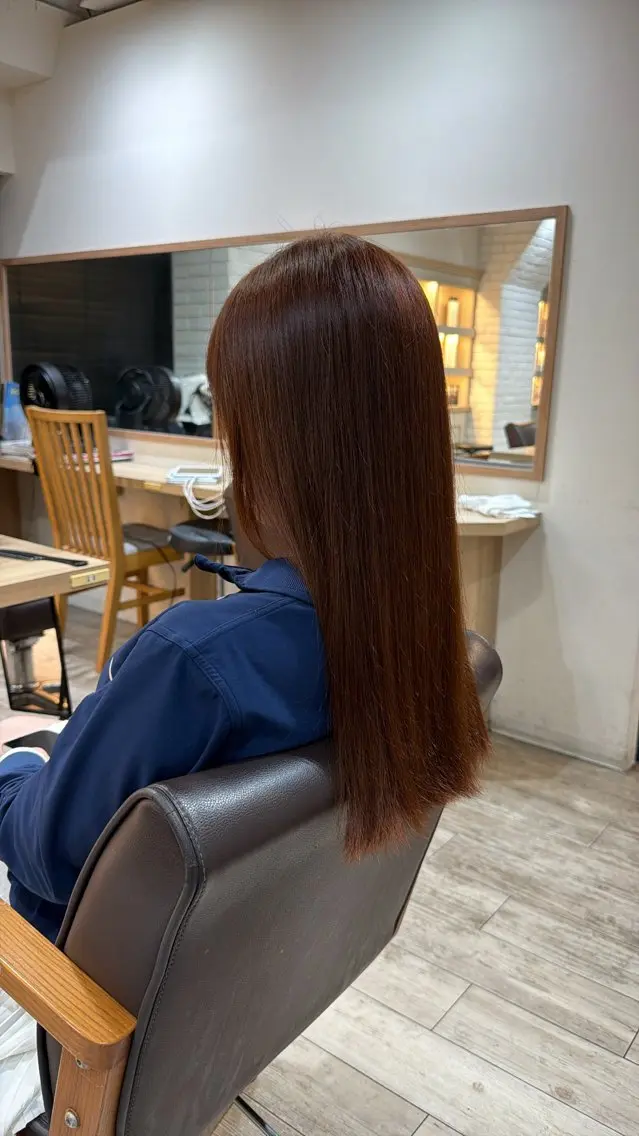 ロング カラー トリートメント ヘアカラー Harue ‪ ·͜·のヘアスタイル