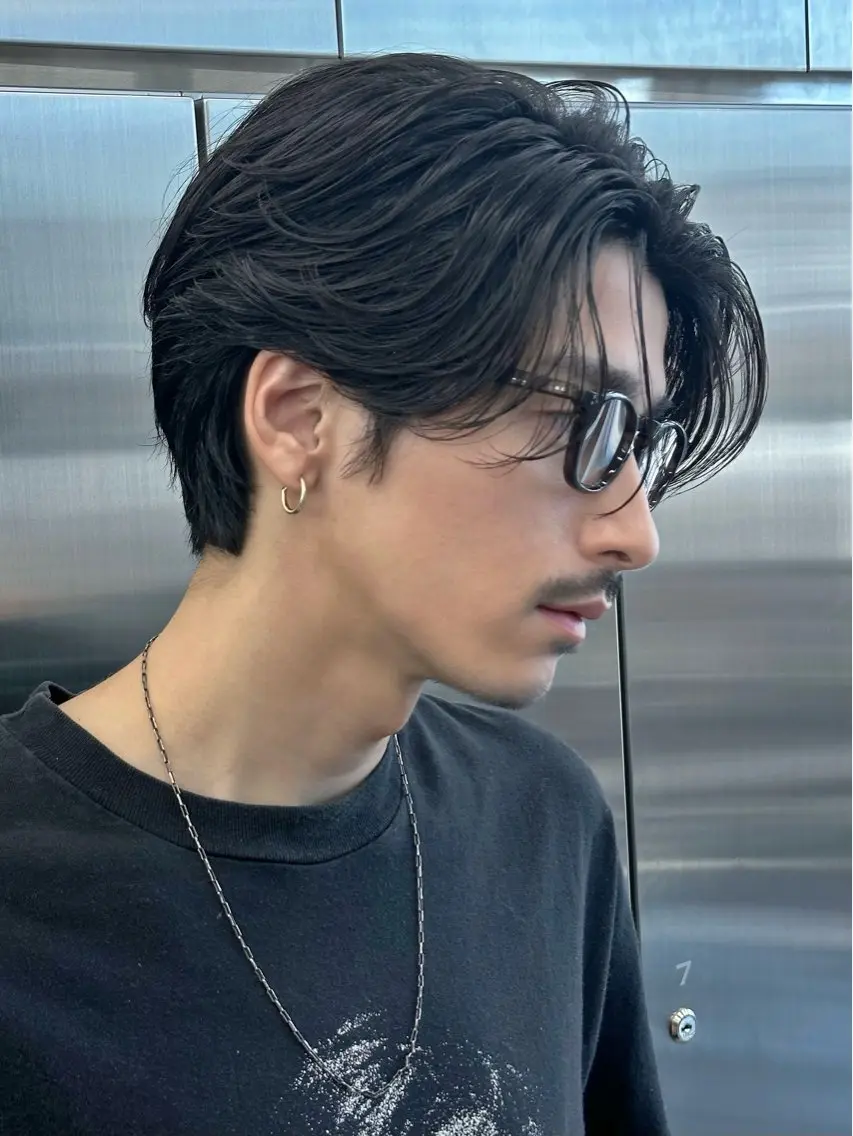 パーマ メンズ カット 縮毛矯正 安藤幹人 メンズパーマのヘアスタイル