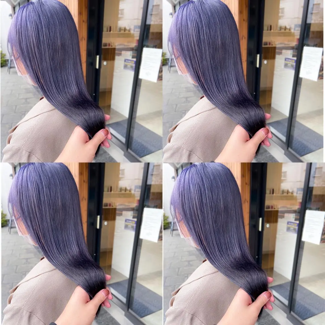 セミロング カラー ヘアアレンジ ハイトーンカラー カット ヘアカラー トリートメント 竹内啓太 ボブのヘアスタイル