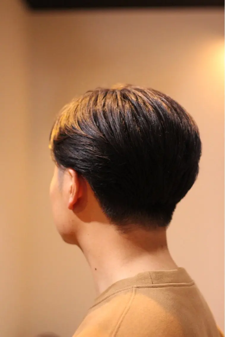 ミディアム 池田 京太のヘアスタイル
