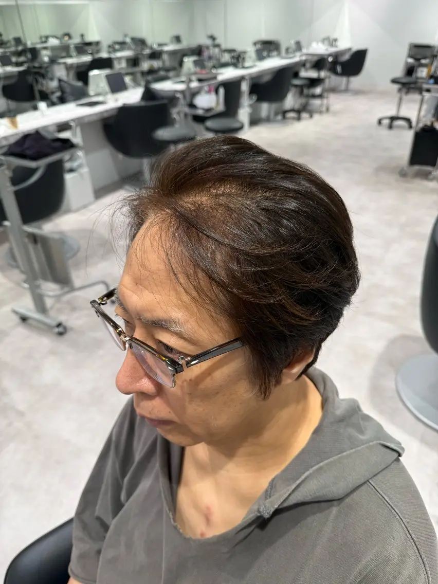 メンズ ヘアカラー 中畑 陸 パーマ特化のヘアスタイル