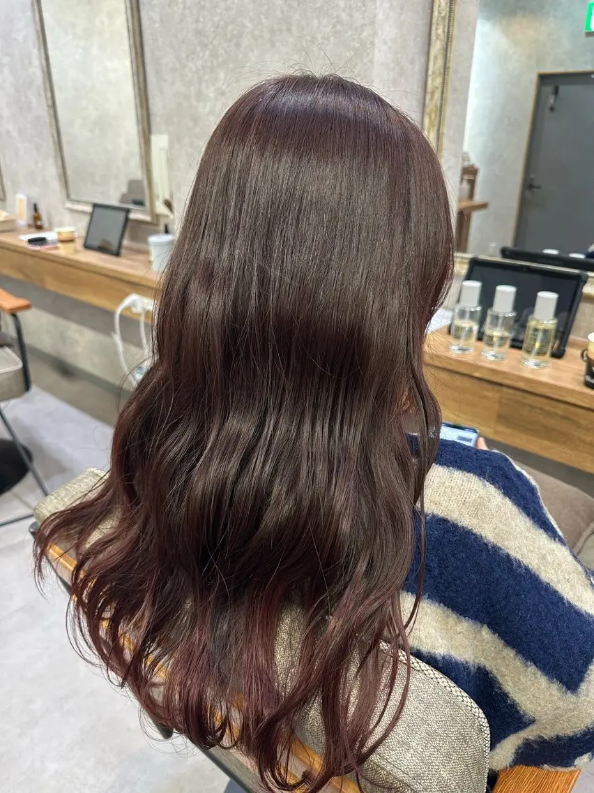 ‼️5月限定‼️艶カラー➕カット➕トリートメントの写真