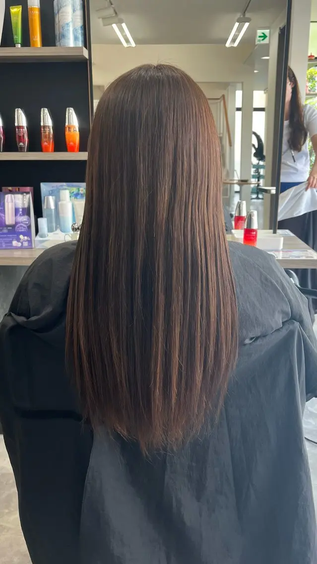 ロング カラー ヘアカラー トリートメント Yumi/艶髪/ 透明感カラー🤍のヘアスタイル