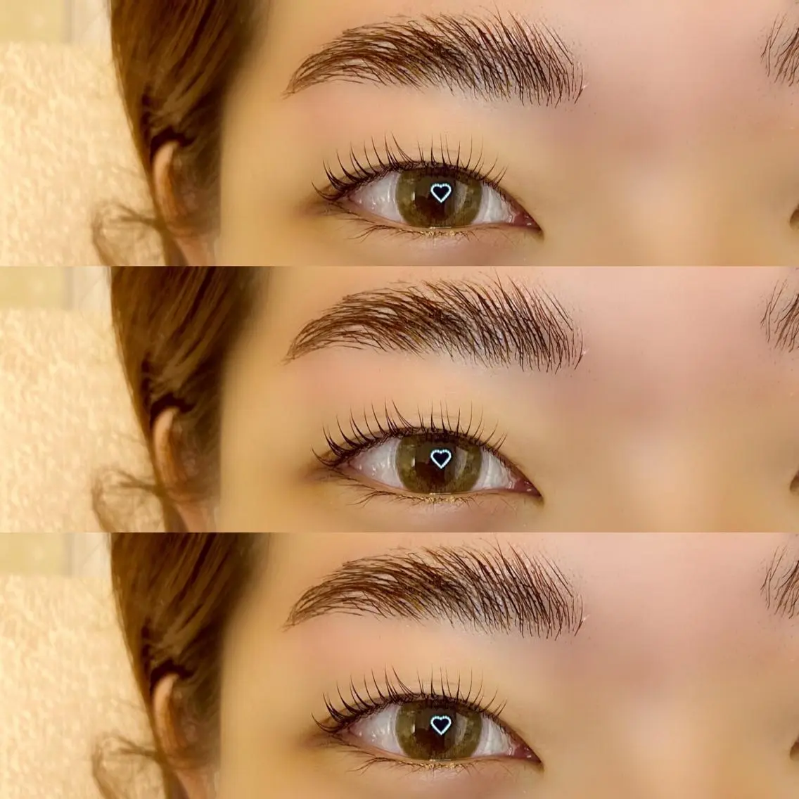 マツエク・マツパ アイブロウ マツパ marbles 安田 未優のマツエク・マツパデザイン