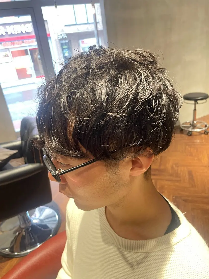 ショート パーマ メンズ メンズパーマ メンズツイストパーマ ツイストパーマ ◇おの あすか◇のヘアスタイル