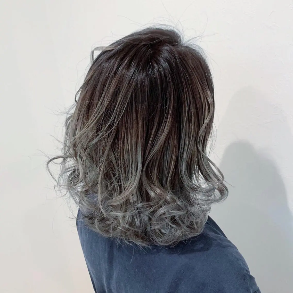 ミディアム カラー 無料カットモデル募集 BLINK京橋店のヘアスタイル