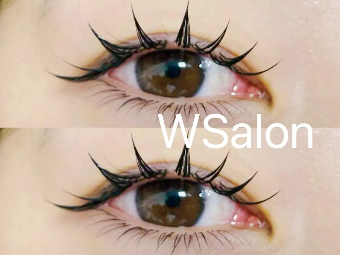 マツエク・マツパ 付け放題 バインドロック カラーマツエク フラットラッシュ 韓国風マツエク W Salon アイラッシュのマツエク・マツパデザイン