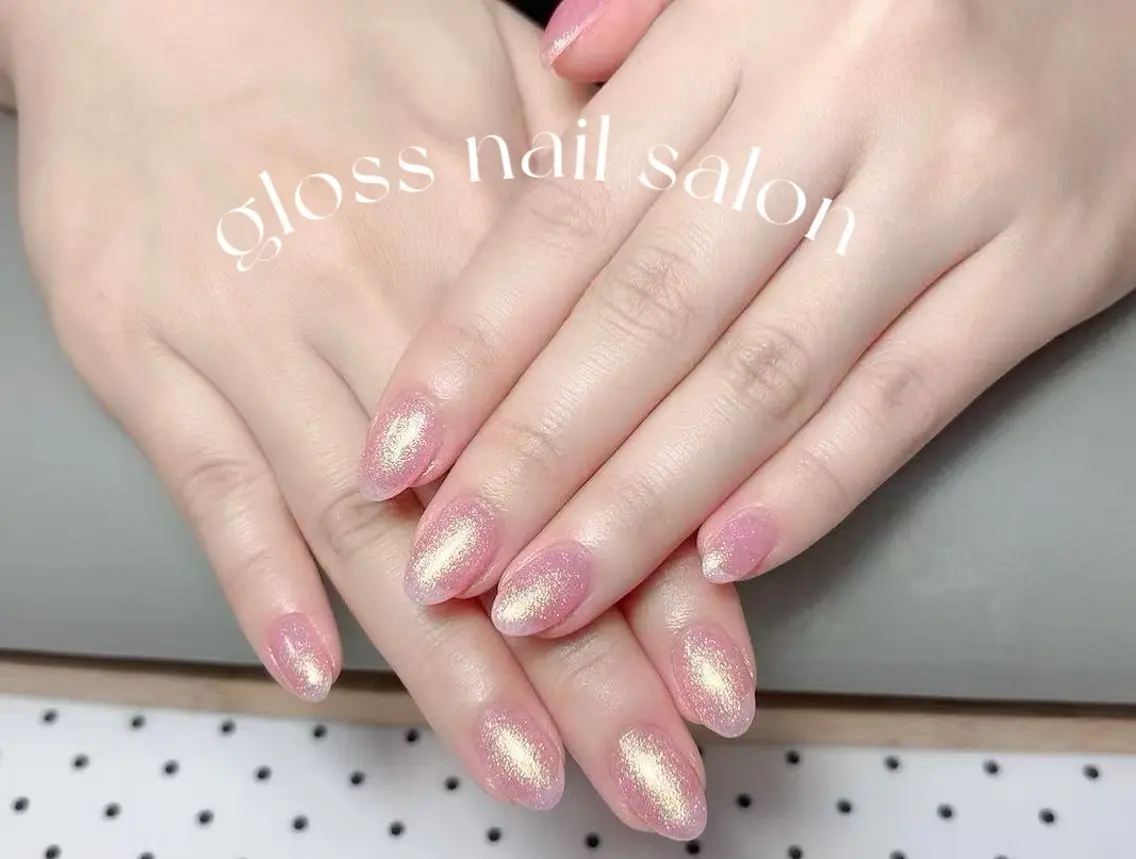 ネイル ハンドネイル ゆり🌷 gloss nailのネイルデザイン