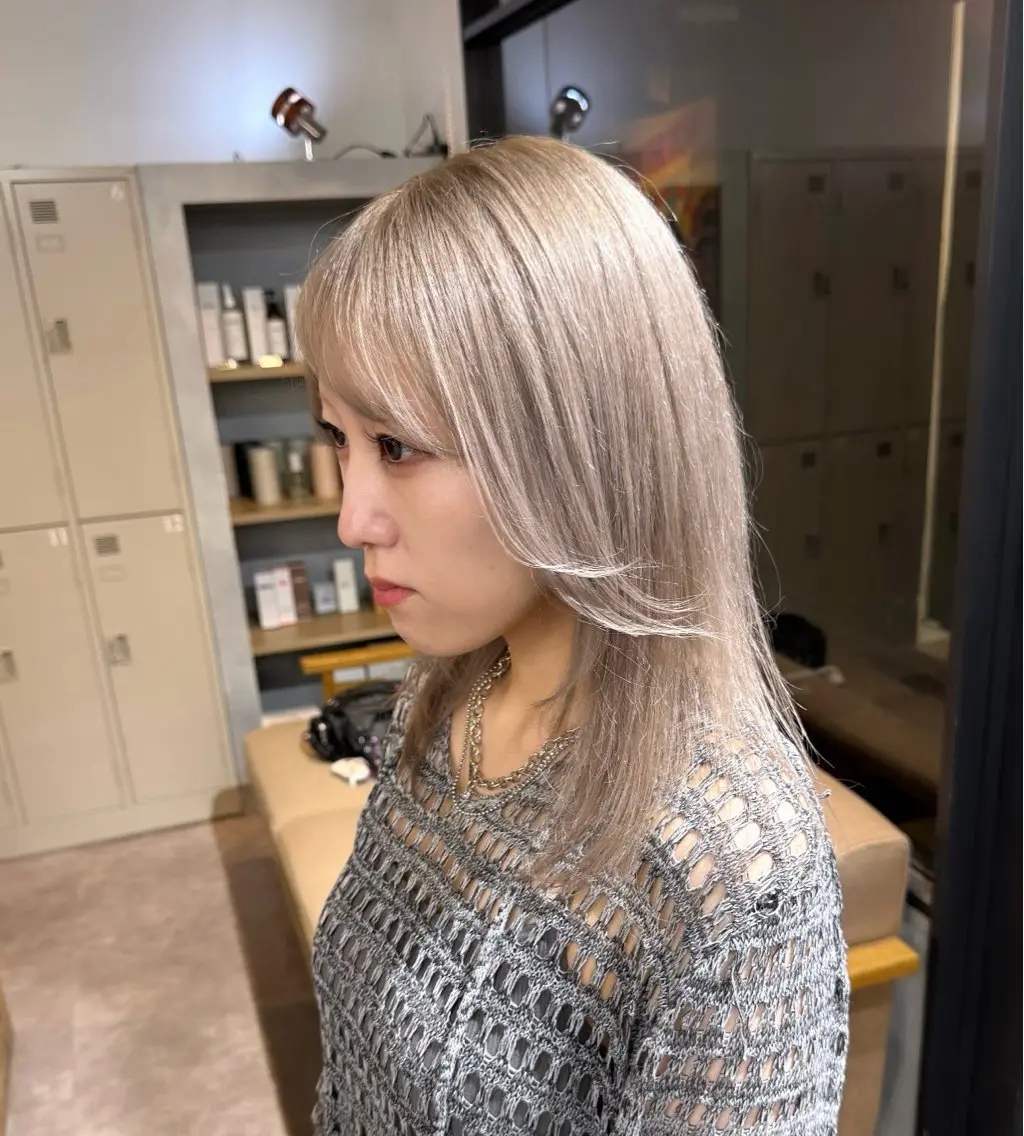 セミロング カット ヘアカラー トリートメント ✨本日空きあります✨ 遠田コウヘイ🌟のヘアスタイル