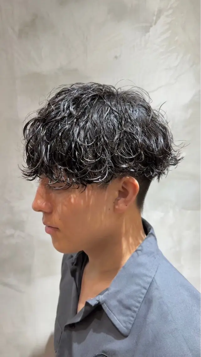 パーマ メンズ メンズパーマ メンズ特化ニュアンス パーマ　RYOのヘアスタイル