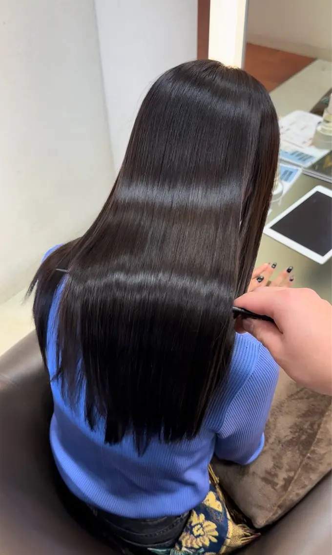 ロング カラー 髪質改善 三宅 壱輝のヘアスタイル