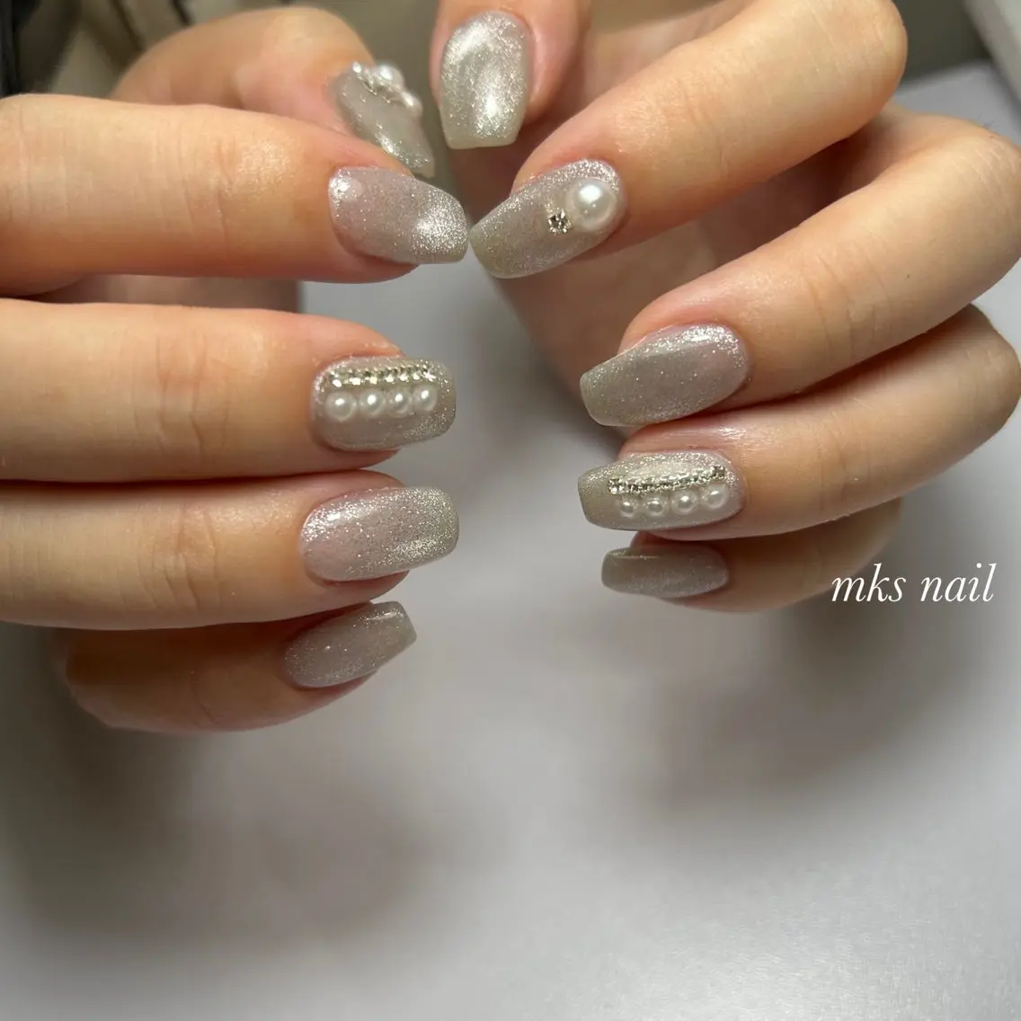 ネイル ハンドネイル mks＊nail //  枚方長尾のネイルデザイン