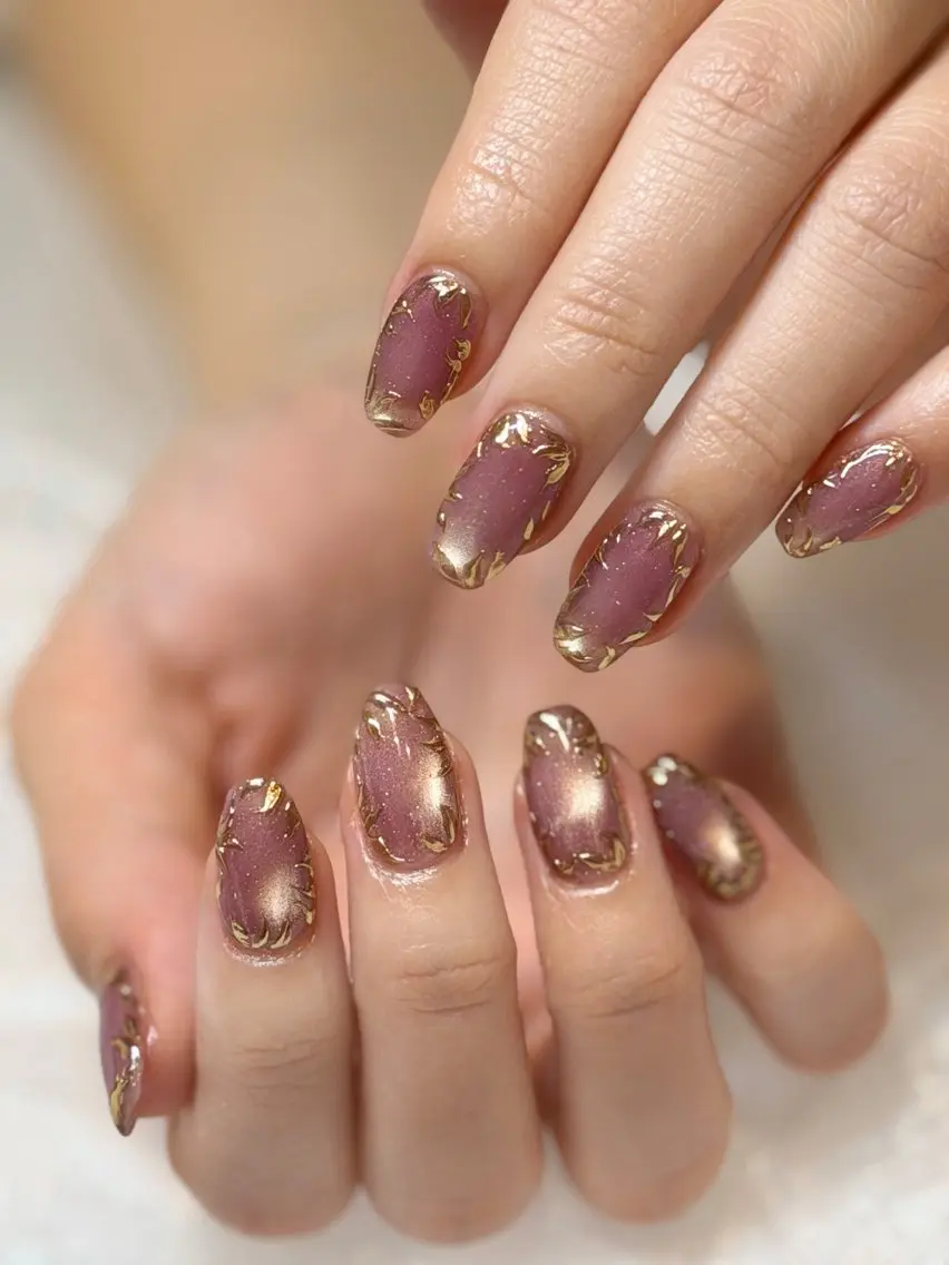 ネイル アートネイル yume 🎀大人ガーリー🎀のネイルデザイン