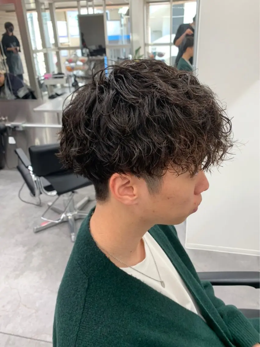 カラー パーマ メンズ カット パーマ パーマ支持率No.1 ❤️🔥安成弾のヘアスタイル