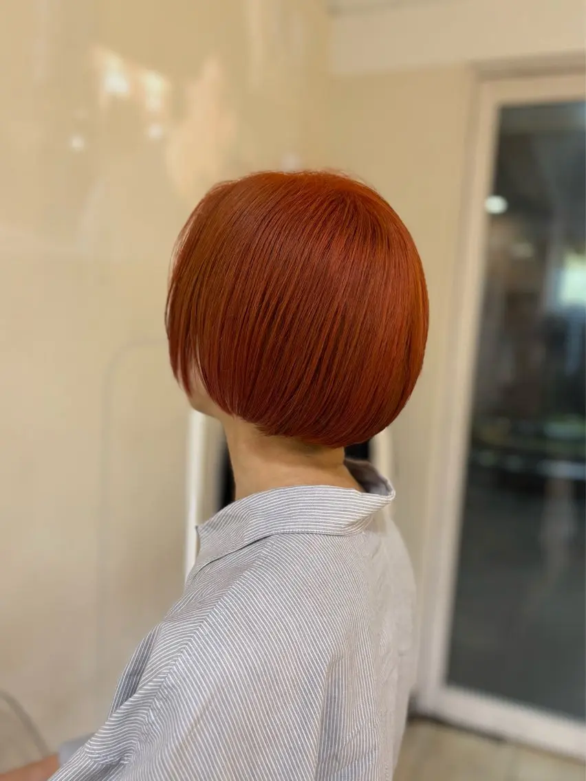 カラー ヘアカラー トリートメント スズキ ユウナのヘアスタイル