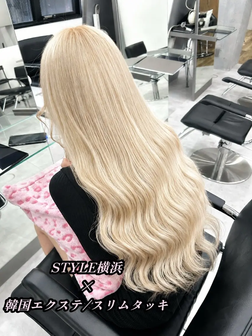 ミディアム エクステ STYLE横浜 エクステ🎀／ルナのヘアスタイル